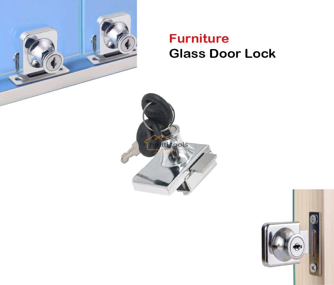 Furniture Glass Door Lock
